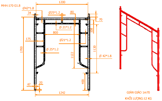 bảng giá cho thuê giàn giáo