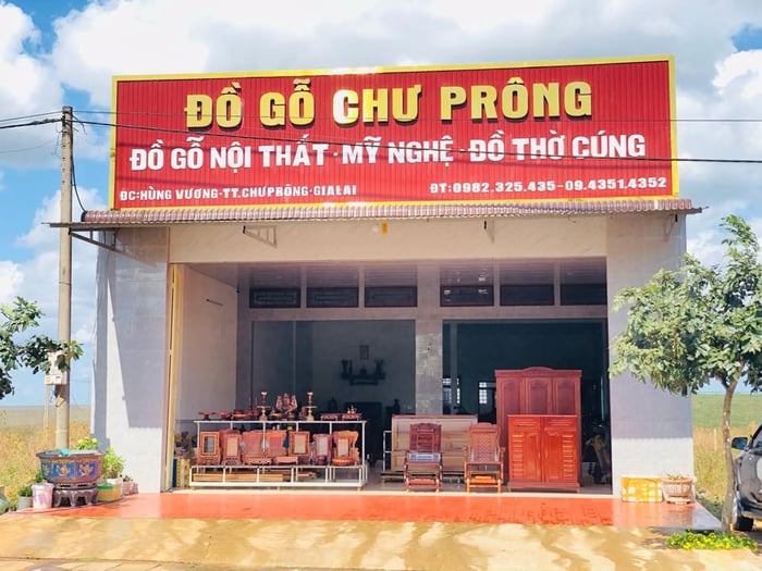 giường gỗ từ Gia Lai