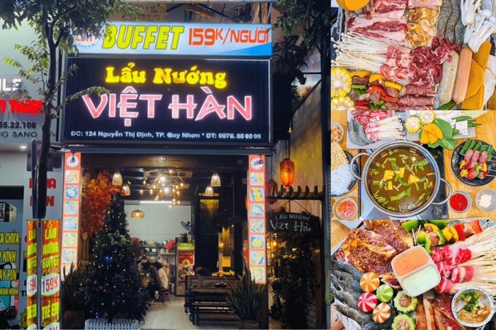 buffet nướng tại Quy Nhơn