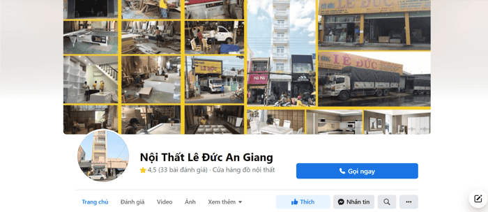 Cửa hàng nội thất tại An Giang