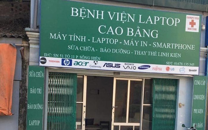 sửa laptop Cao Bằng