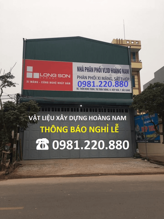 Cửa Hàng Vật Liệu Xây Dựng Hoàng Nam