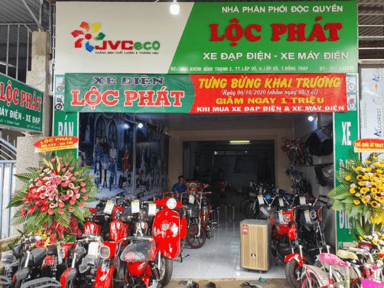 Lộc Phát – Nhà Phân Phối Chính Thức Xe Điện JVC Tại Đồng Tháp