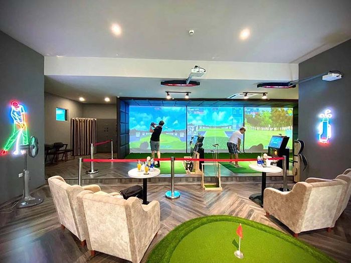 Thi công phòng golf 3D tại Hà Nội