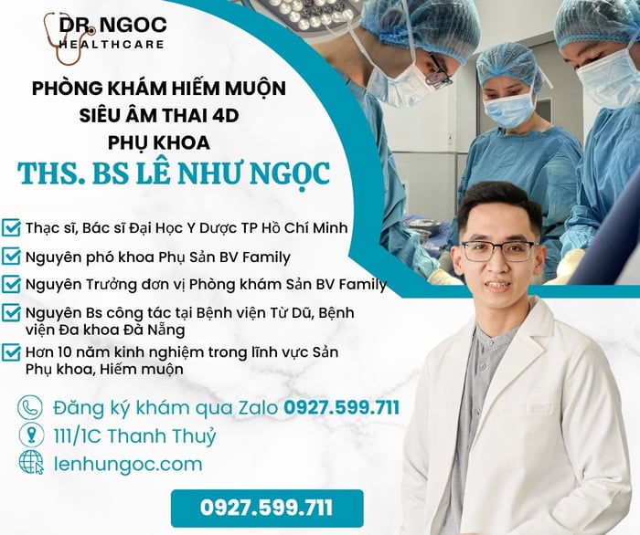 Phòng Khám Sản Phụ Khoa Lê Như Ngọc – Nơi đáng tin cậy để điều trị hiếm muộn tại Đà Nẵng