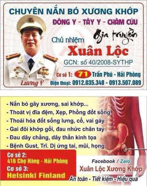 Chủ Nhiệm Xuân Lộc – Trung Tâm Điều Trị Xương Khớp Đáng Tin Cậy và Chất Lượng tại Hải Phòng