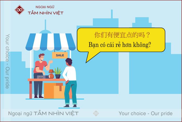 Đặt câu hỏi bằng tiếng Trung khi mua sắm