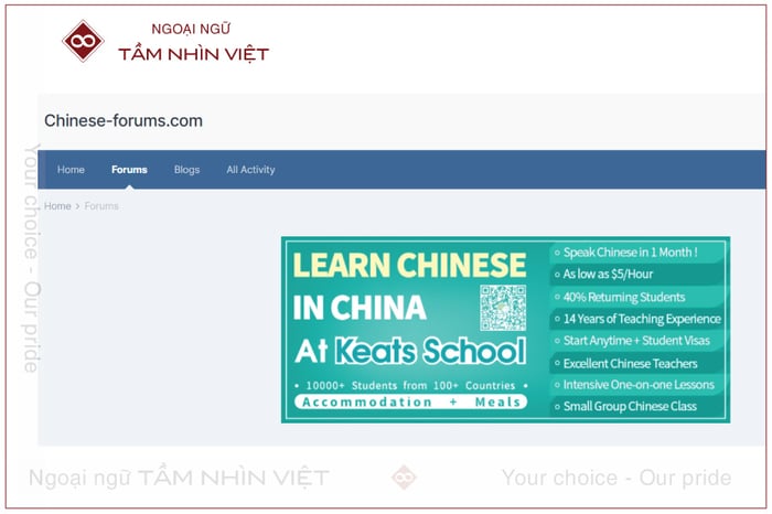 Diễn đàn tiếng Trung tốt nhất
