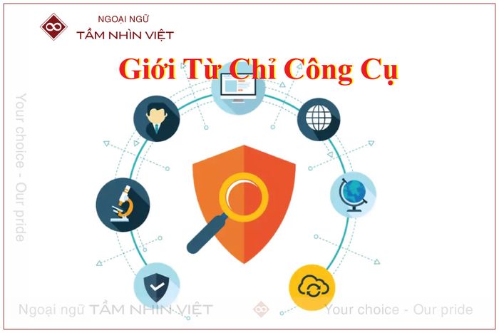 Giới từ chỉ công cụ