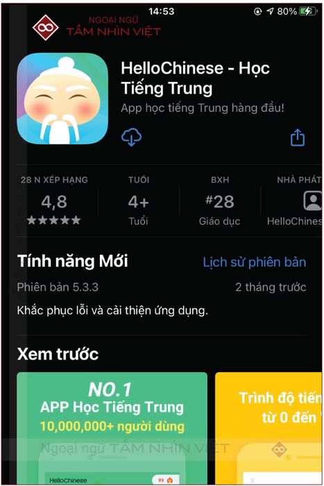 Tìm kiếm trên App Store