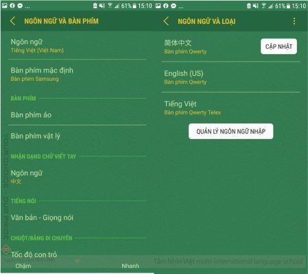 Cách cài đặt phím ngôn ngữ tiếng Trung trên điện thoại Android