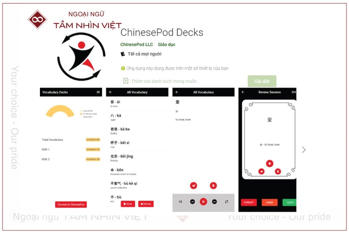 Bàn làm việc của Chinese pod