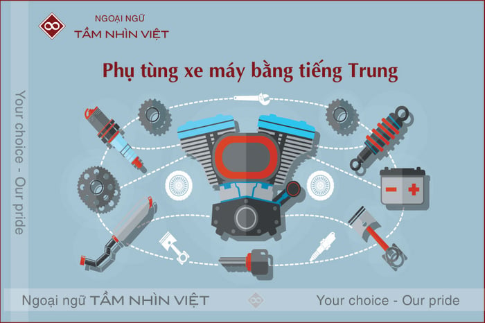 Từ vựng tiếng Trung về phụ tùng xe máy