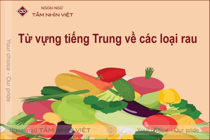 Tiếng Trung chủ đề các loại rau