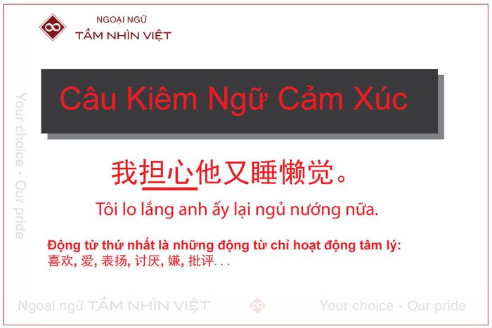 Câu kiêm ngữ chỉ cảm xúc