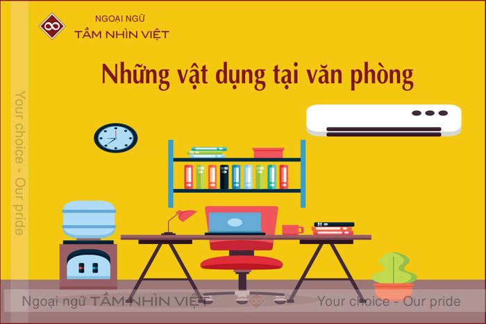 Từ vựng tiếng Trung về đồ dùng văn phòng