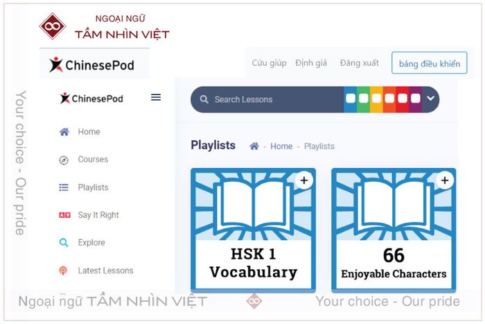 Website tiếng Trung online miễn phí Chinese Pod