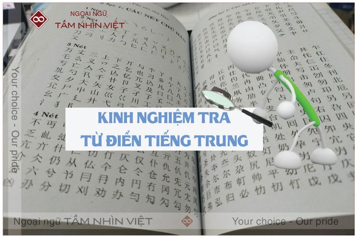 Cách tra từ điển tiếng Trung một cách nhanh chóng và chính xác