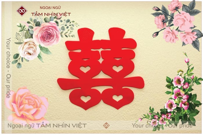 Origins of the 'Song Hỷ' character in Chinese weddings