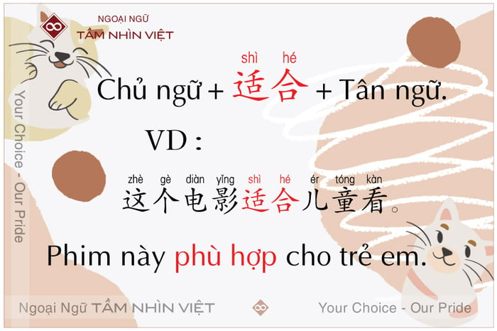 Cách sử dụng shìhé đúng ngữ pháp tiếng Trung