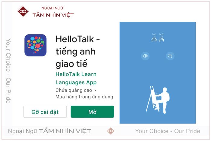 Ứng dụng Hellotalk