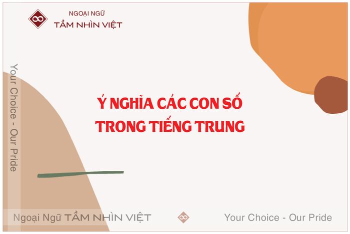 Ý nghĩa của các số trong tiếng Hoa