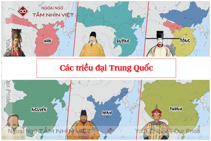 Triều Đại Trung Quốc Trên Bản Đồ Ngôn Ngữ Tiếng Trung