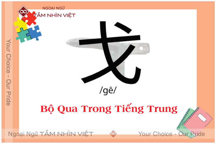 bộ thủ 戈 trong tiếng Trung