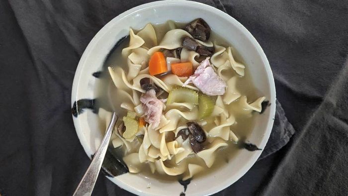 Image of turkey noodle soup