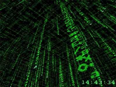 3D-Matrix-Screensaver