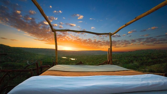 Relax and gaze at the endless sky above.