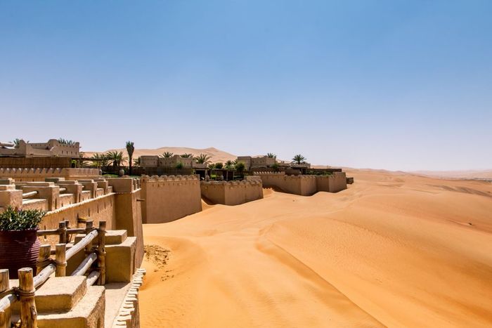 For a truly unique hotel experience, stay at Qasr Al Sarab, located in the heart of the Empty Quarter—the world’s largest uninterrupted desert.