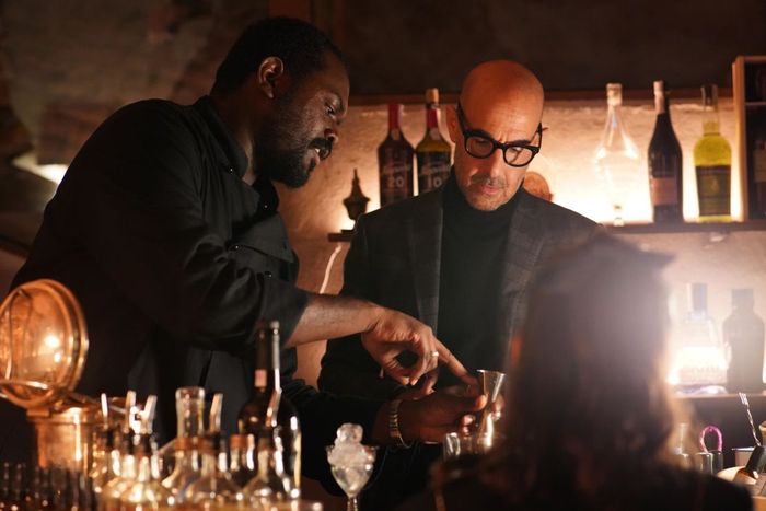 Mixologist Morris Maramaldi reveals to Stanley Tucci the secret behind his signature martini with a distinct Milanese touch.