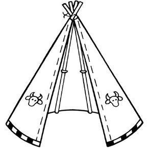Appreciate the craftsmanship of a genuine Native American tepee.
