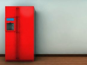 Red Refrigerator