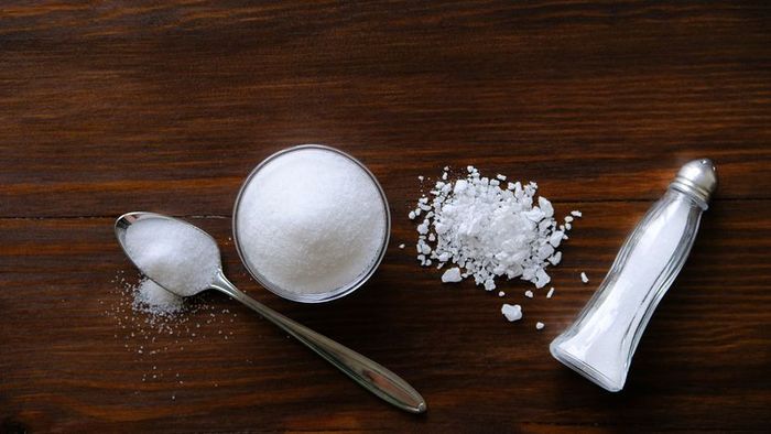 White Sea Salt on Your Dining Table