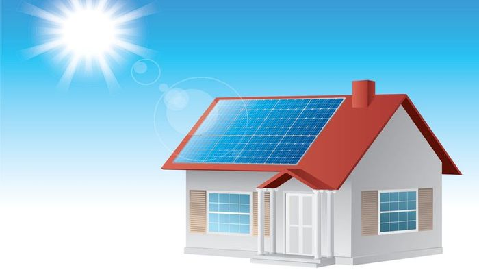 house with sun icon