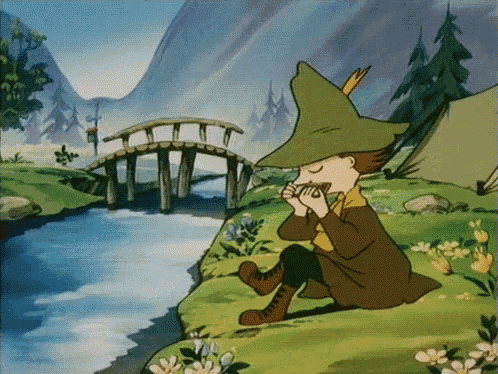 Hình ảnh Snufkin - Moomin Countryside GIFs