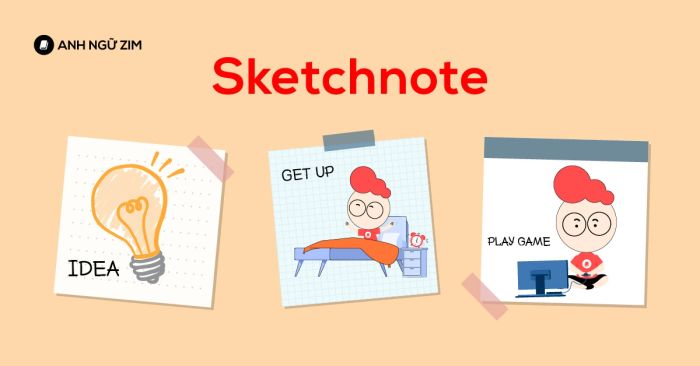 Áp dụng phương pháp ghi chép bằng hình ảnh Sketchnote để học tiếng anh một cách hiệu quả