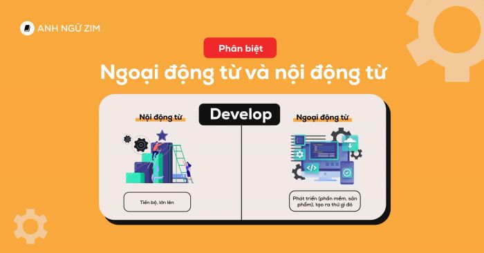 noi dong tu va ngoai dong tu chu de technology phan biet va su dung
