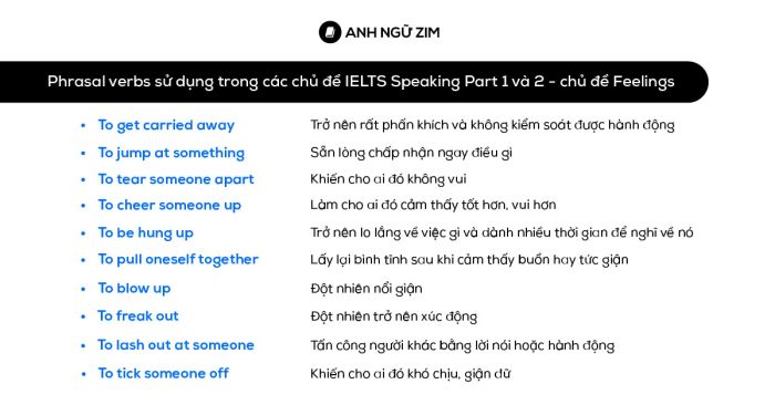 13 emotional topic phrasal verbs in ielts speaking part 1 and 2