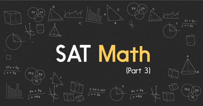 Cách giải các loại bài trong SAT Math Phần 3