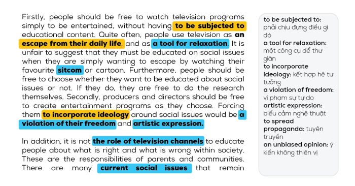 bai mau ielts writing task 2 cho chu de tv programmes ngay 21112020