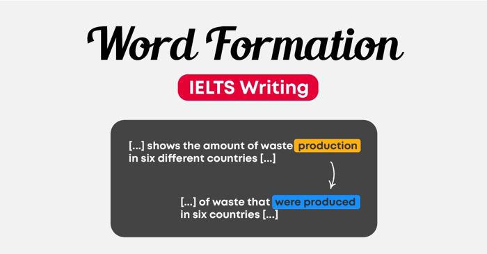 ứng dụng Word formation trong viết ielts