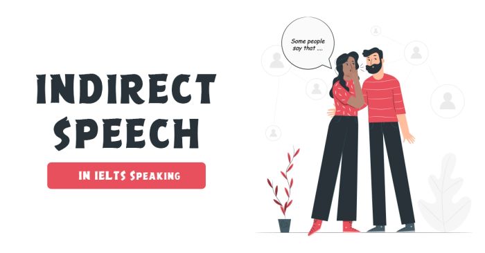 cách sử dụng câu tường thuật indirect speech và áp dụng vào ielts speaking