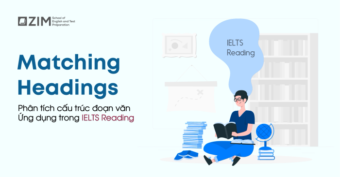 Phân loại tiêu đề phân tích cấu trúc đoạn văn và áp dụng trong ielts reading