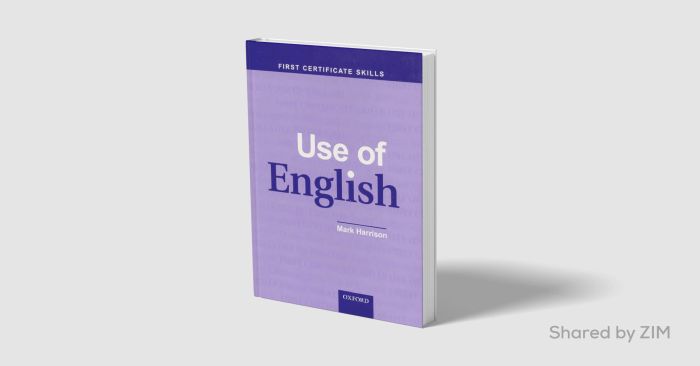 materiały do nauki gramatyki angielskiej książka use of english first certificate skills mark harrison