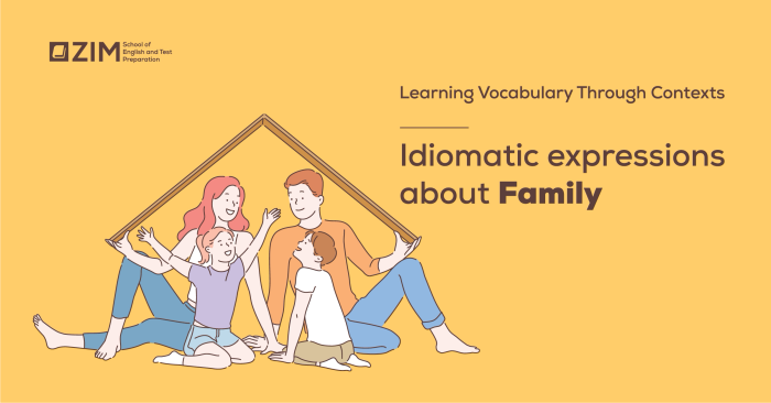 Learning vocabulary in context - Part 3: Idiomatic expressions for the topic of family