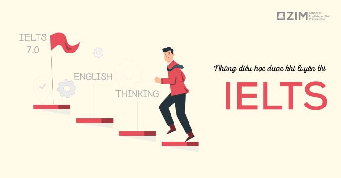 những bài học từ việc luyện thi ielts