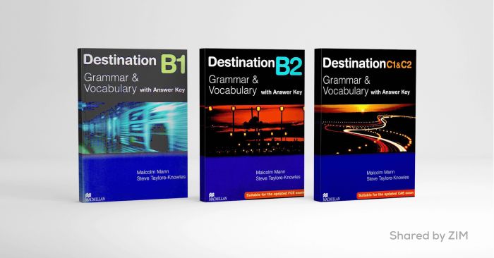 series destination grammar vocabulary b1 b2 c1 c2 and the usage notes for the books